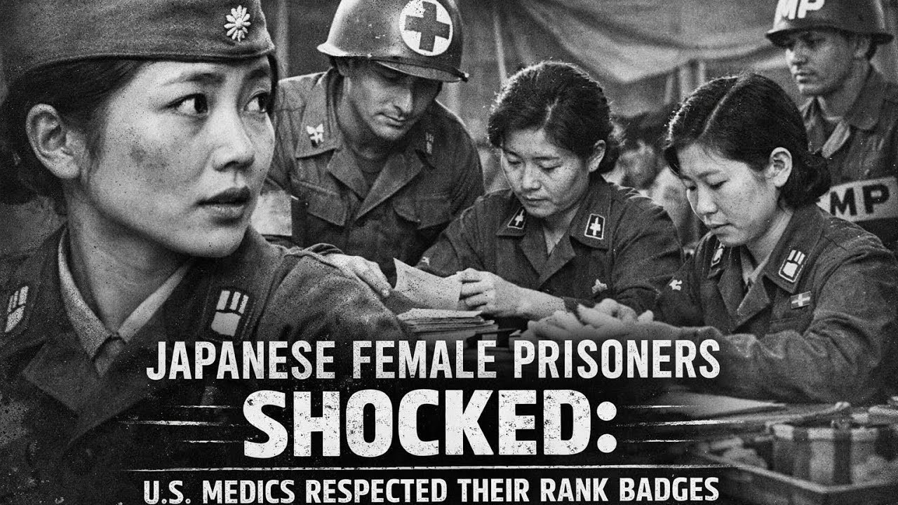 “Japanese Female Prisoners Were Shocked When U.S. Medics Respected Their Rank Badges| WW2”