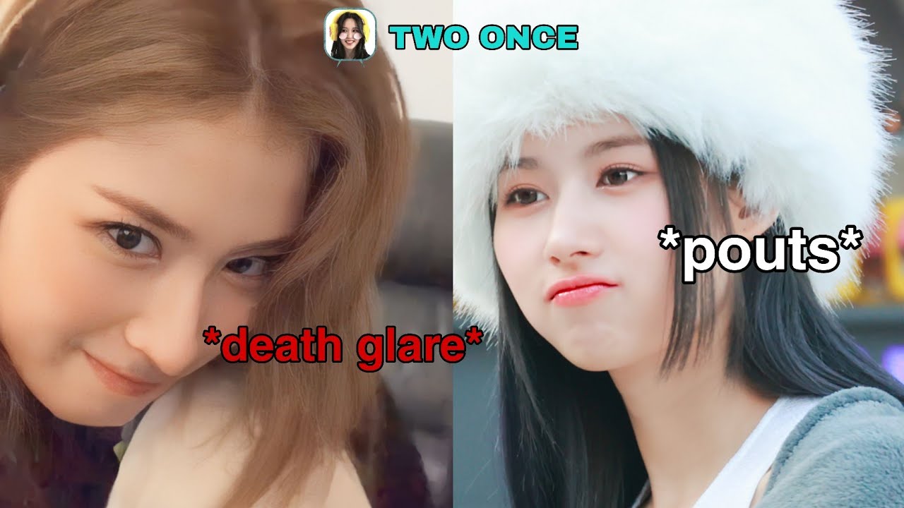 Sana being all sulky and pouty at ONCE *adorably*
