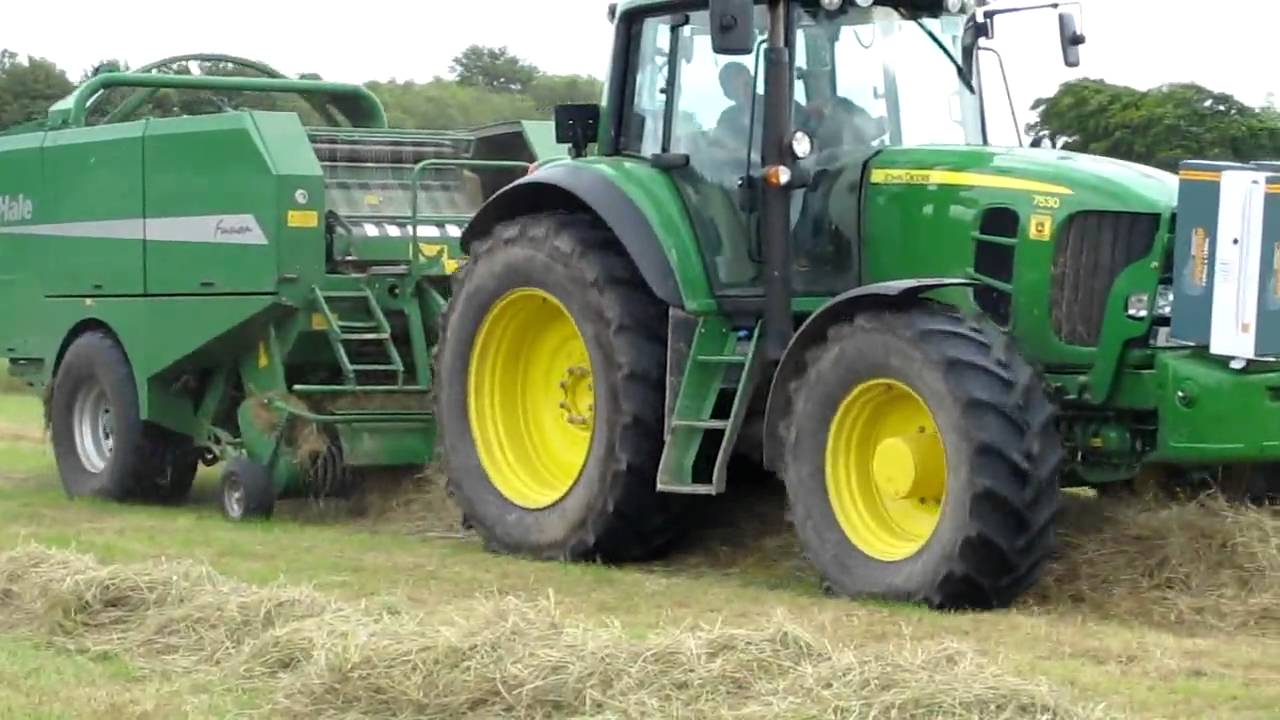 John Deere 7530 with McHale Fusion