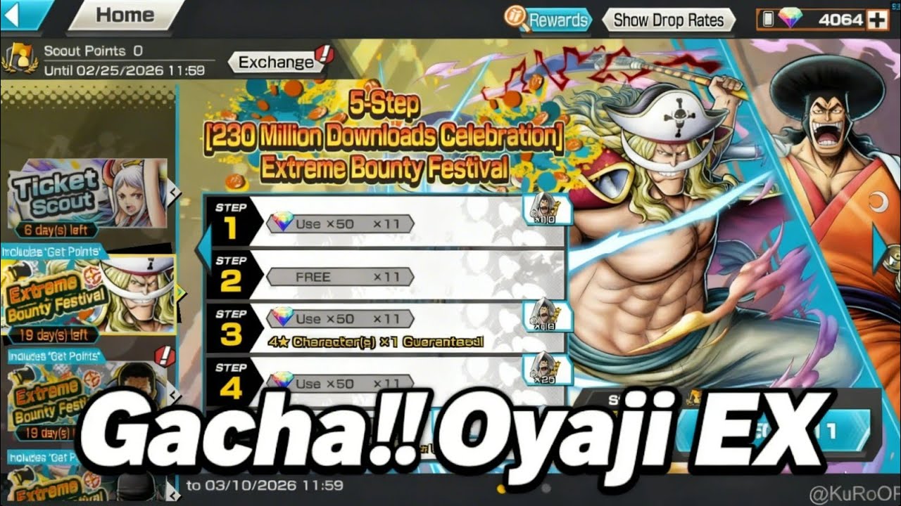 GACHA BRUTAL! Modal 4K Diamond Gacha Whitebeard EX & Hoki Akun Utama ?!🔥