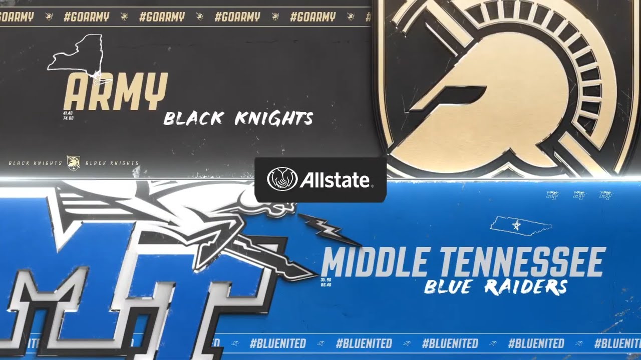Middle Tennessee Blue Raiders vs Army Black Knights - NCAA 26 Simulation