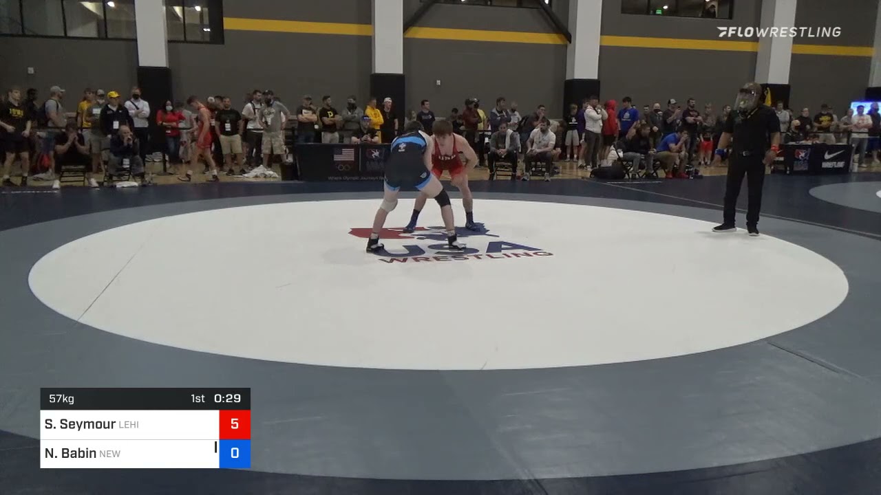 57 Kg Prelims - Sheldon Seymour, Lehigh Valley Wrestling Club Vs Nicholas Babin, New York City RTC