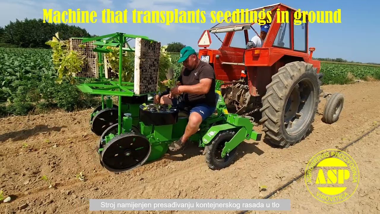 Sadilica rasada - PLANTY, Transplanting machine - PLANTY