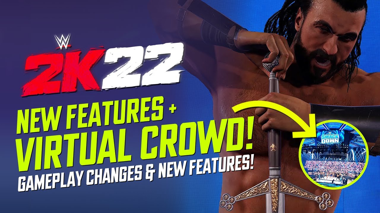 WWE 2K22: New Features, Virtual Thunderdome Crowd, Gameplay Changes, Roster Reveal & More!