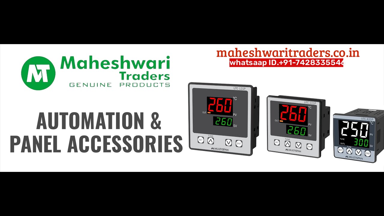 MULTISPAN: UTC-421P, UTC-221P, UTC-121P  PID CONTROLLER PARAMETER SETTINGS AND CONNECTIONS