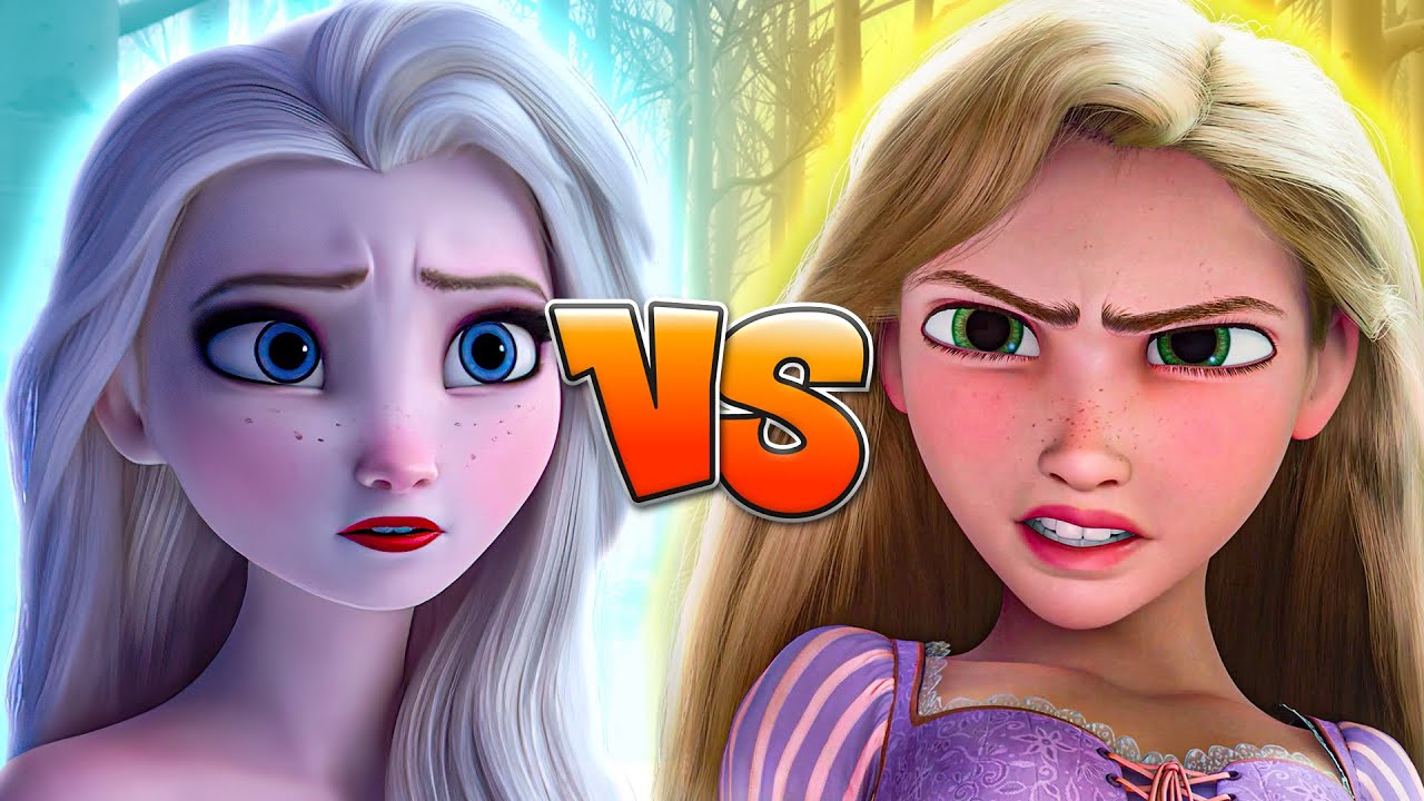 Elsa (Frozen) VS Rapunzel - Batalha de Rap