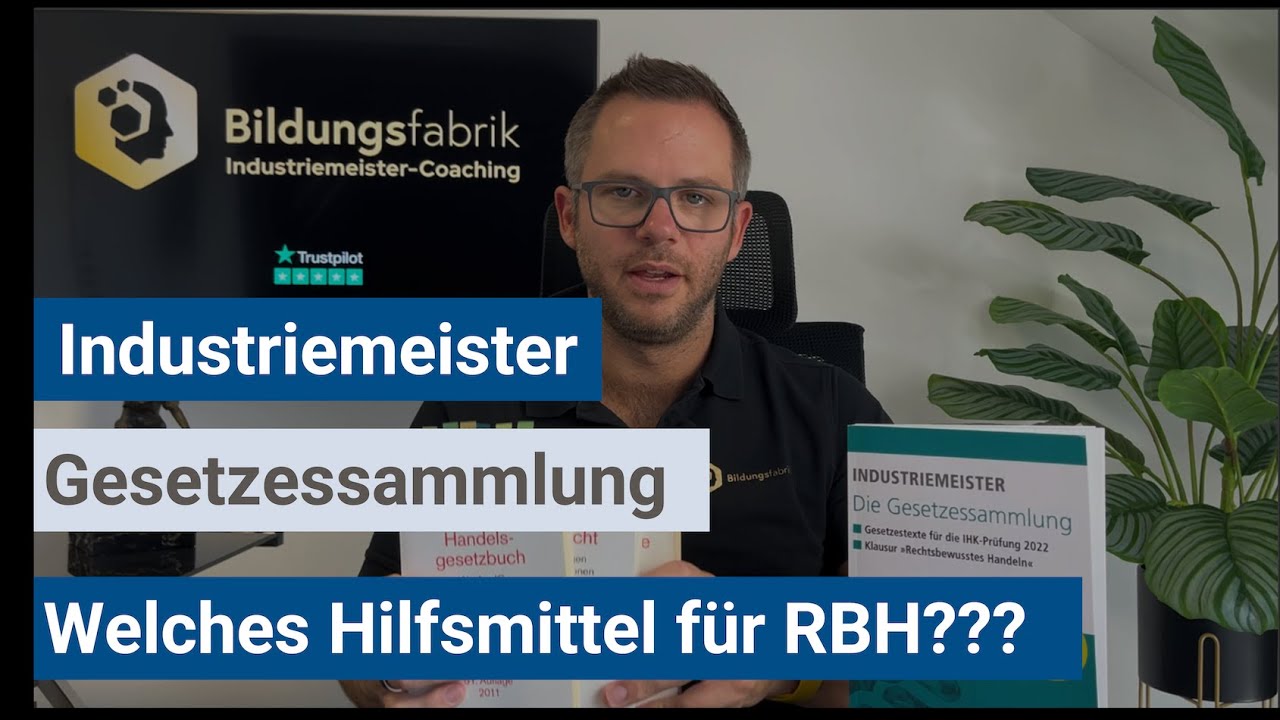 Industriemeister (IHK) - Dieses Hilfsmittel musst du in RBH verwenden, um zu bestehen!!!