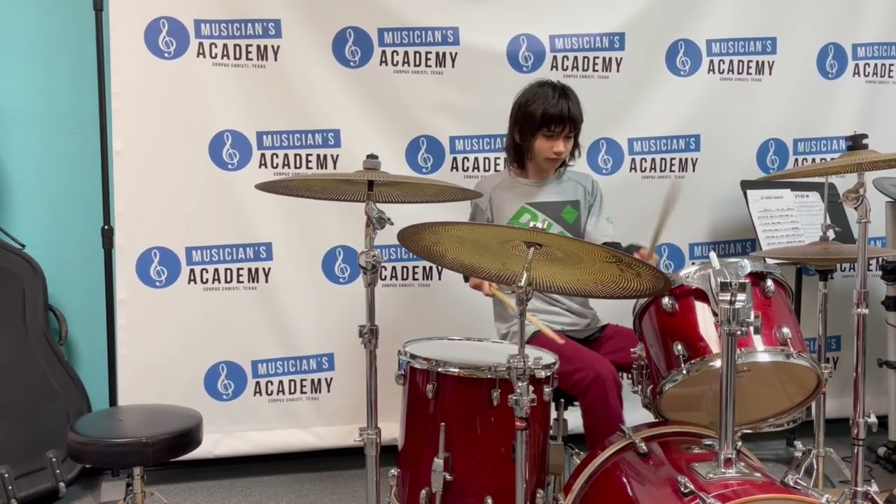 Drumming to the beat!