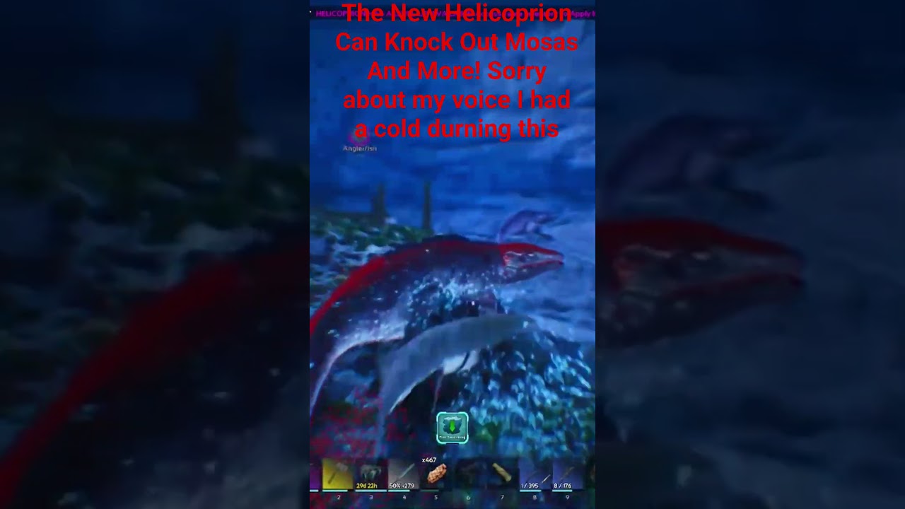 The Helicoprion Can Knock Out Dinos! Ark Survival Ascended
