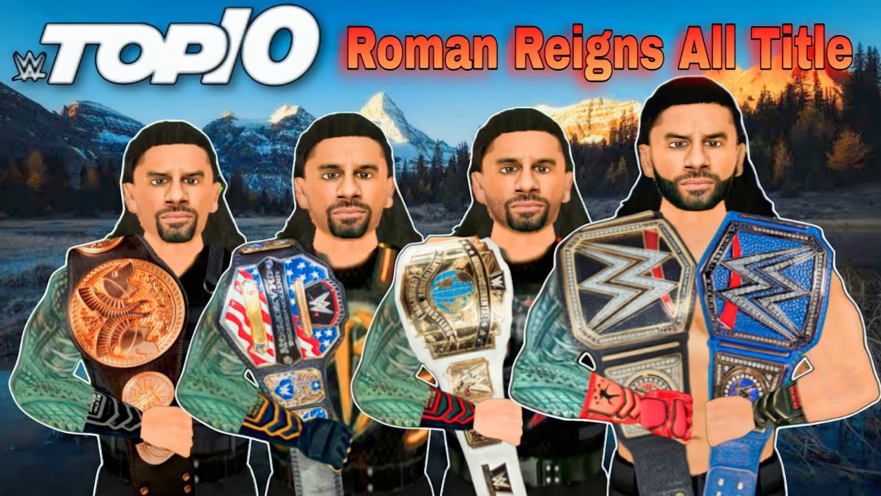 EVERY Roman Reigns Title win||Wr3d 2K24|| #wwe #wrestlemania