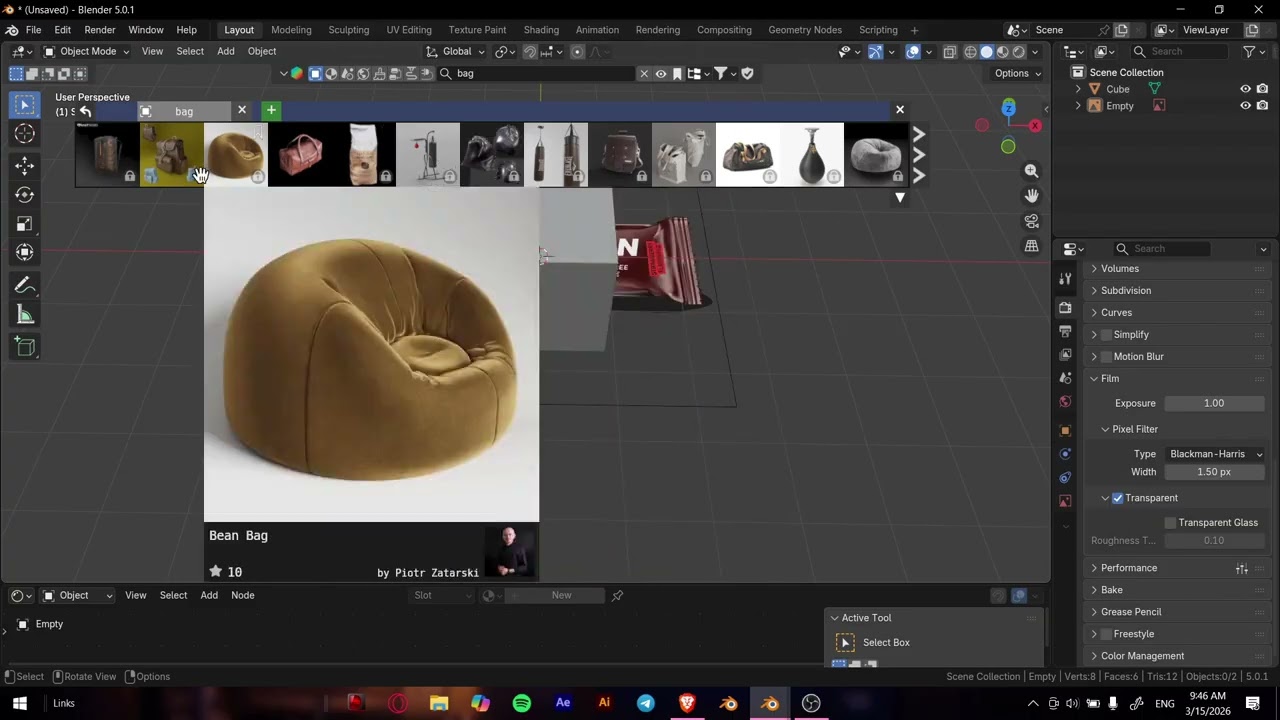 blender class sat-sun day 15
