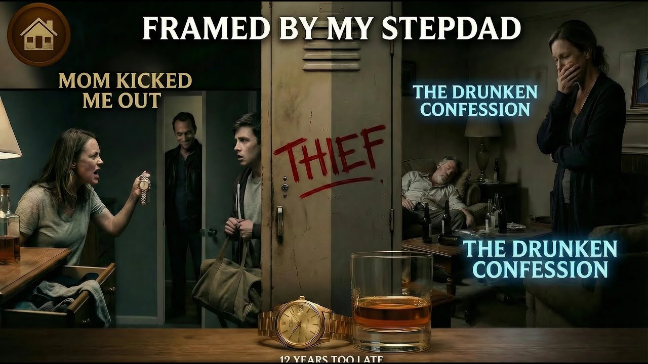 My Stepdad Framed Me For Theft To Get Me Kicked Out. 10 Years Later, He Confessed Drunk.