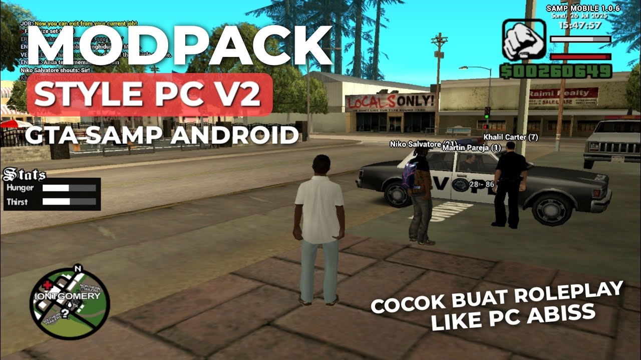 MODPACK STYLE PC V2 | GTA SA-MP ANDROID