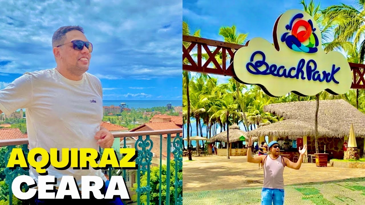 Aquiraz-Ceará: Praia Porto das Dunas, Beach Park e Santuário Hotel