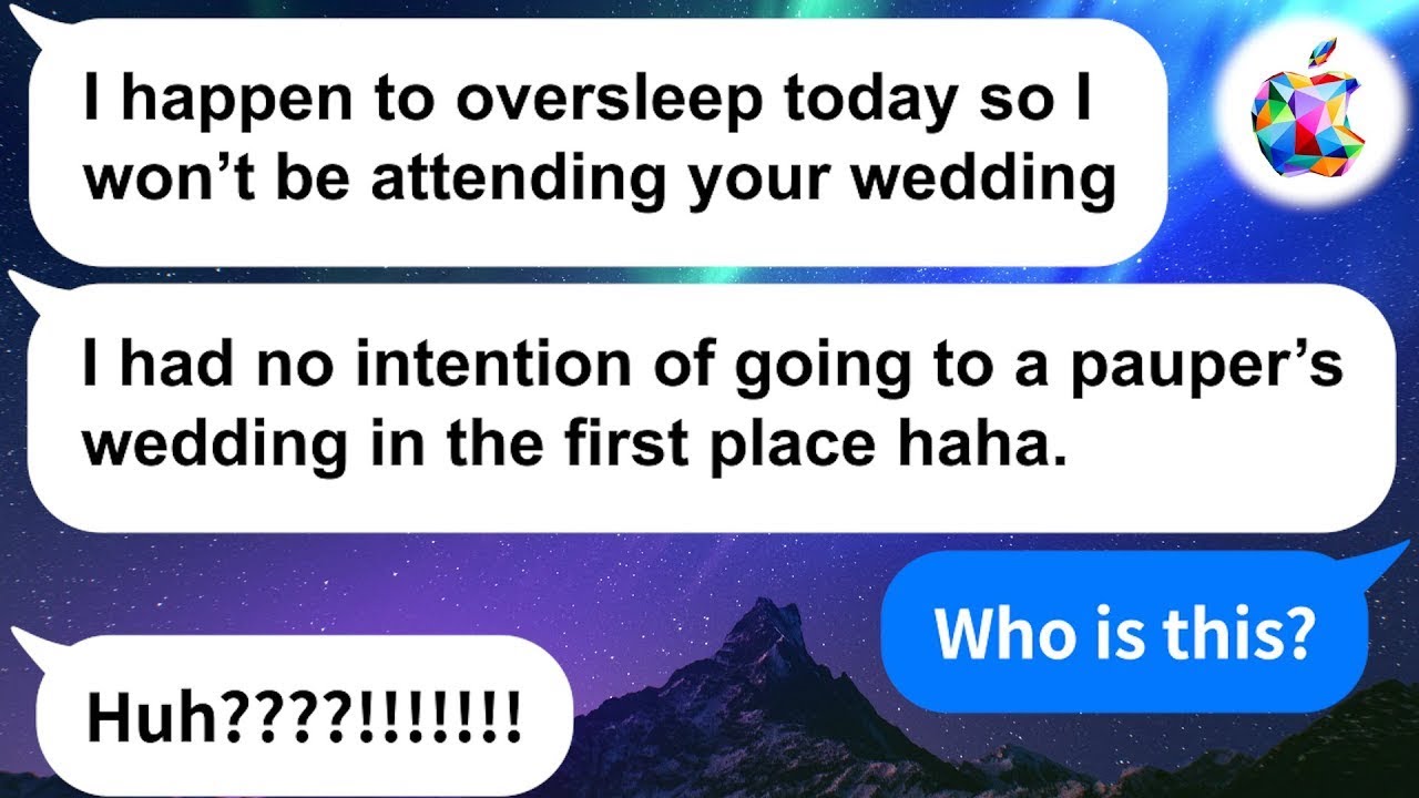 【Apple】She canceled on the day of my wedding because she had a hangover. This is what happened...