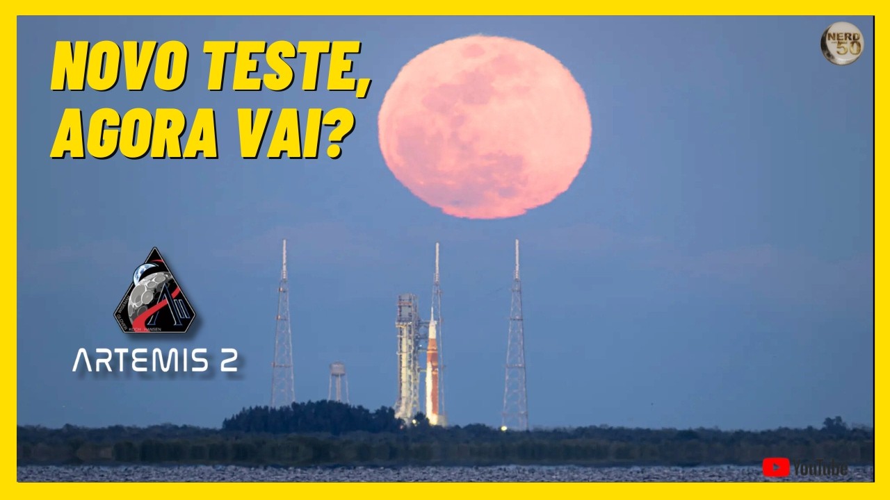 COMEÇOU!! NASA já iniciou o segundo ENSAIO Geral da ARTEMIS2: Wet Dress Rehearsal
