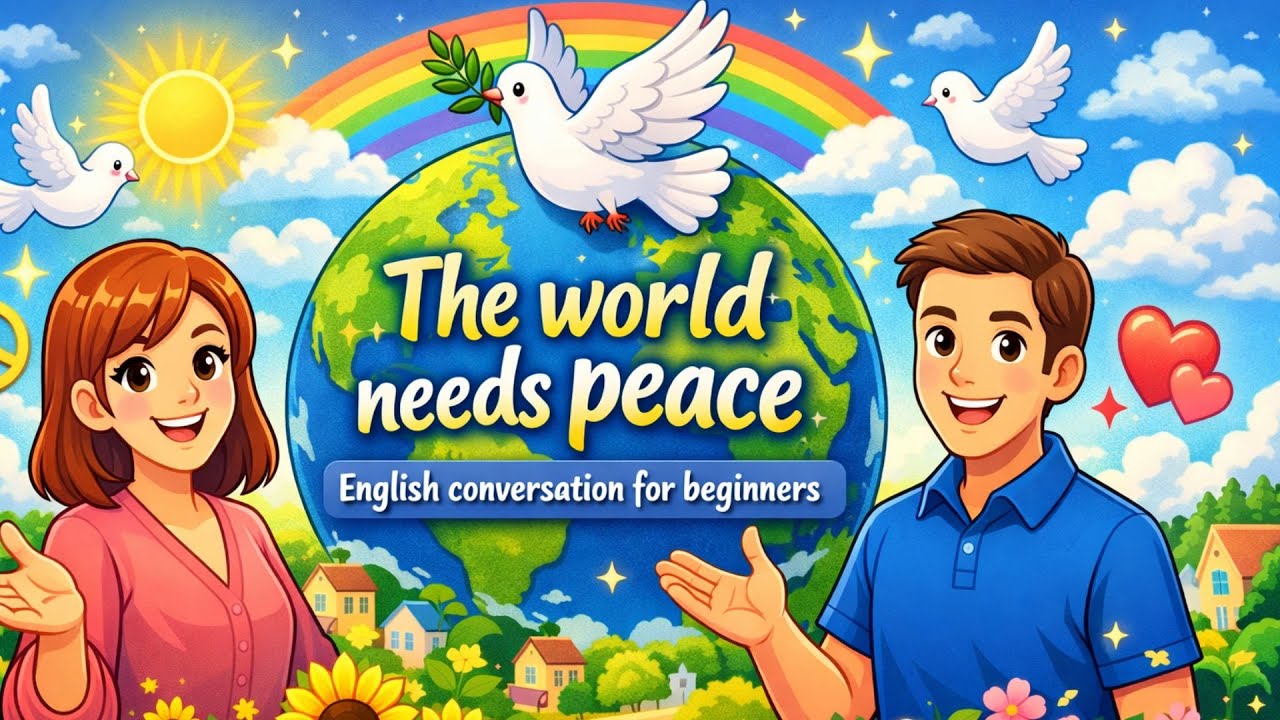 Learn English with a Meaningful Conversation About Peace