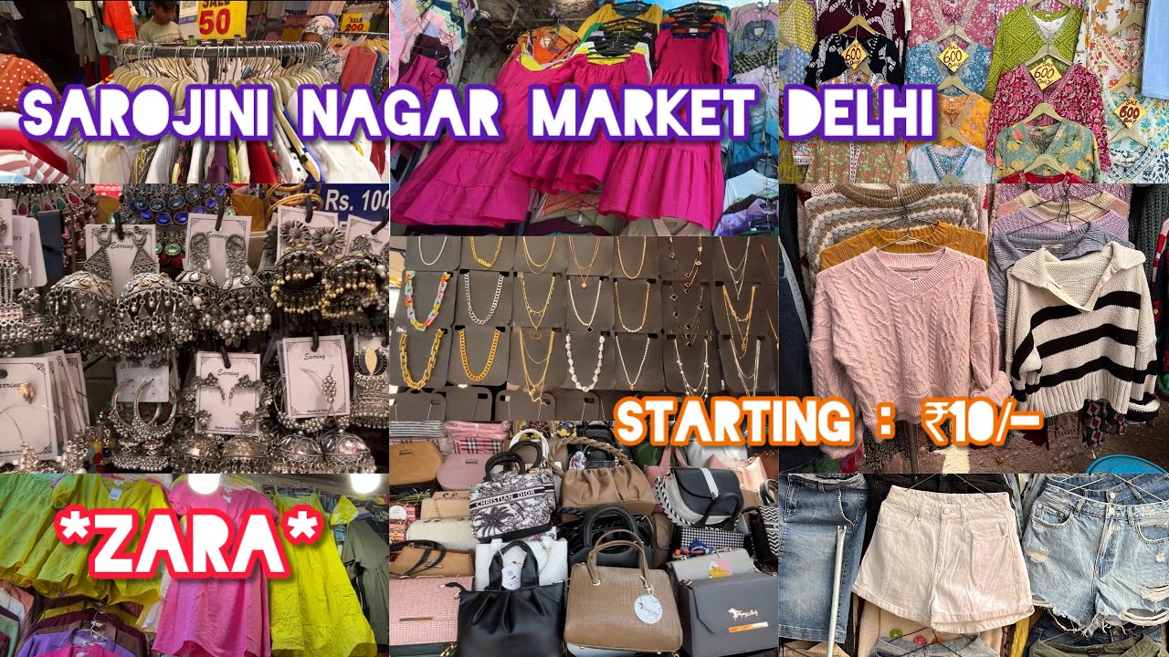 Sarojini Nagar Market | *ZARA* | Starting : ₹10/- | Latest Collection | 2024 | Nishu Aggarwal