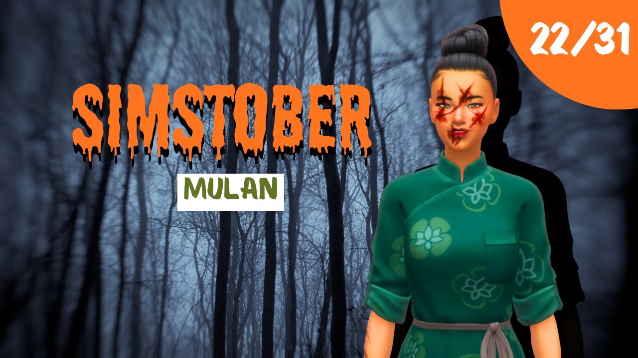 Mulan découpée dans les Sims 4 | SIMSTOBER 🎃