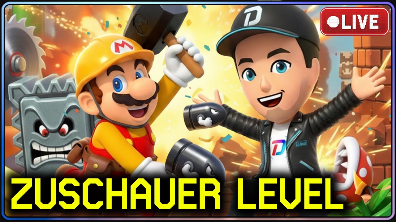 👷 Eure Level in Super Mario Maker 2 Nintendo Switch 2 (Zuschauer-Level) & Vernetztes Spielen