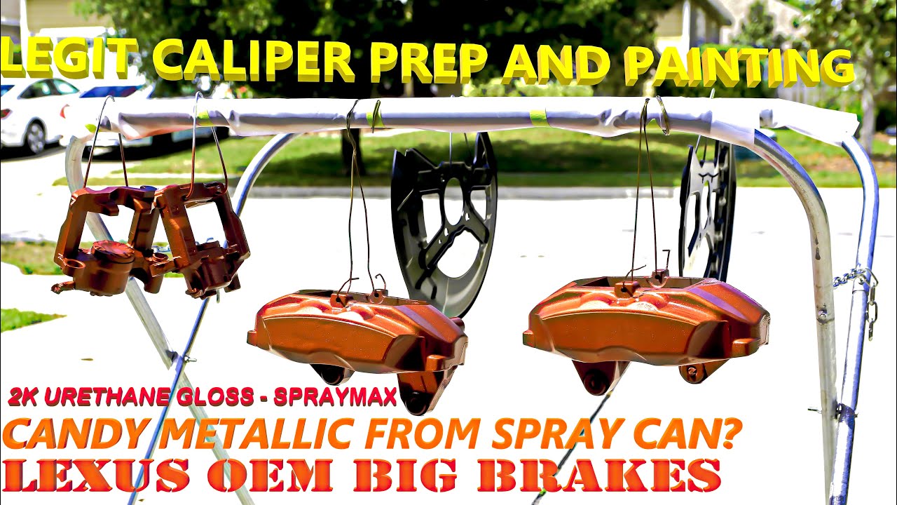 Lexus F-Sport DIY Brake Caliper Painting-
