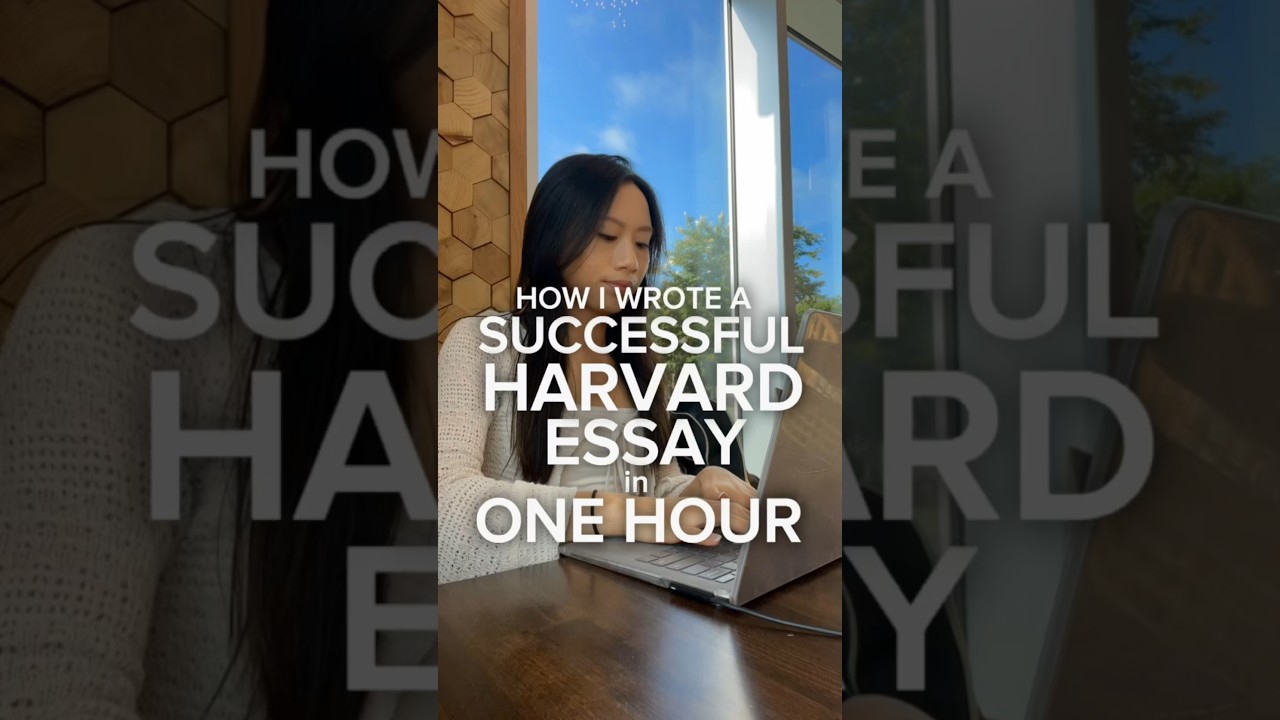 I wrote a successful college essay to Harvard in one hour (and here&rsquo;s how)