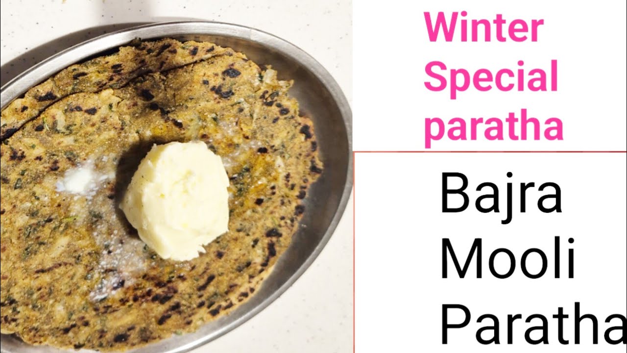 खस्ता-सॉफ्ट स्पेशल बाजरा मूली के परांठे winter special👌 Healthy & Tasty Bajra Mooli Paratha Recipe♥️