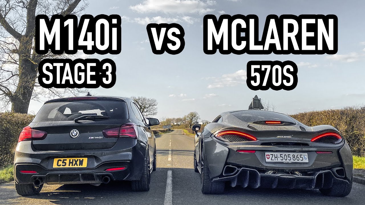 THIS BMW M140i SMOKES THIS MCLAREN! 😳🚀