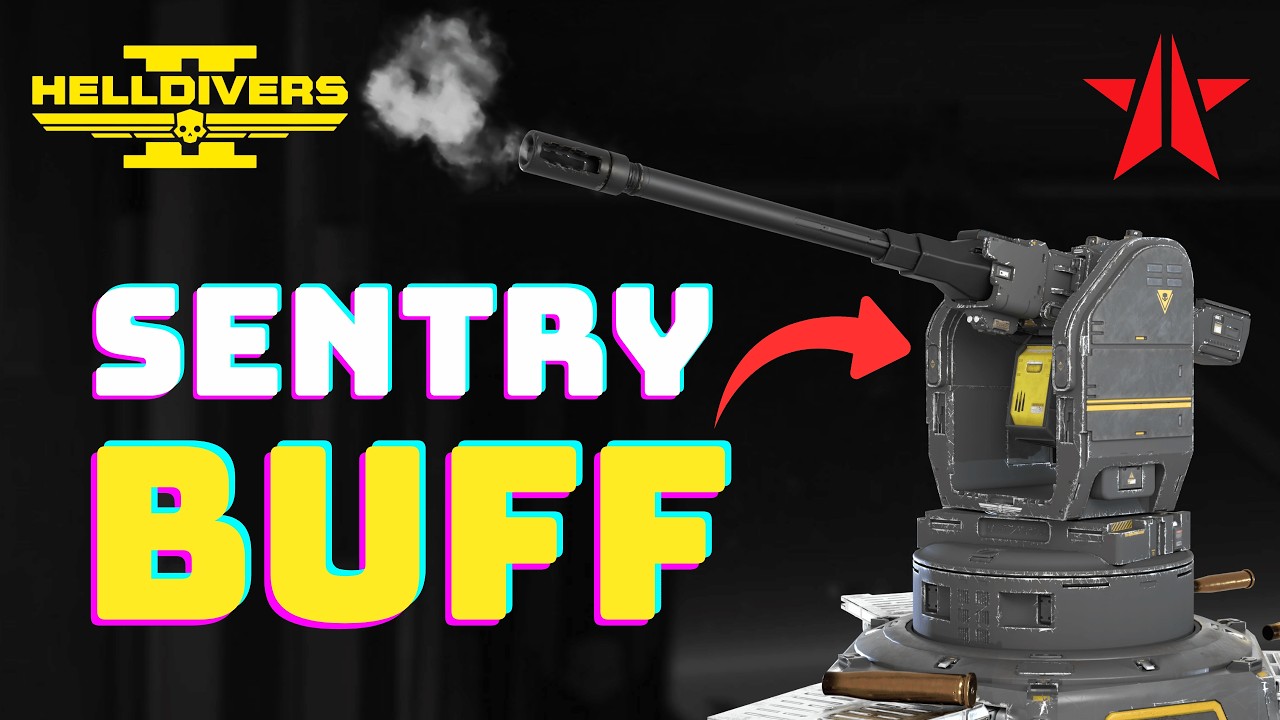 Helldivers 2: Sentry BUFF Makes Them GREAT Again! - Bots SOLO Max Difficulty Gameplay