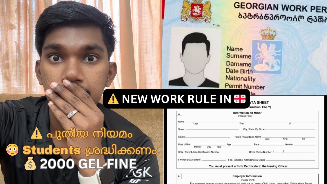 “ജോർജിയയിൽ 🇬🇪 Students ജോലി ചെയ്യുന്നത് ഇനി illegal ആണോ? 😱New Rule 2026”