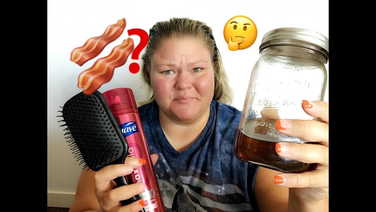 Bacon Grease Hair Tutorial - Trailer Trash Tammy