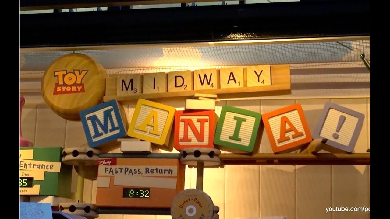 Toy Story Midway Mania Complete POV Ride Experience Disney's Hollywood Studios Walt Disney World