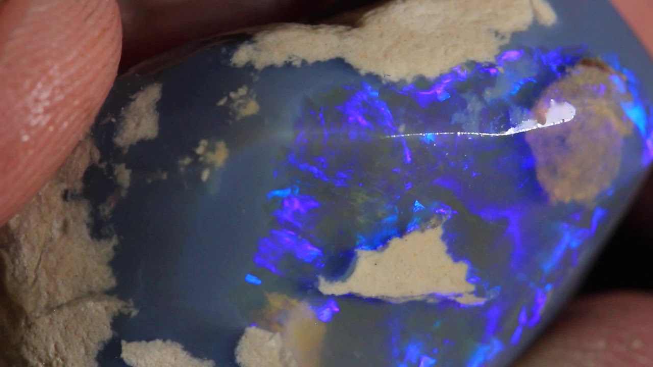 Australian Opal cutting lesson #2- Dealing with Sand in LR Nobbies