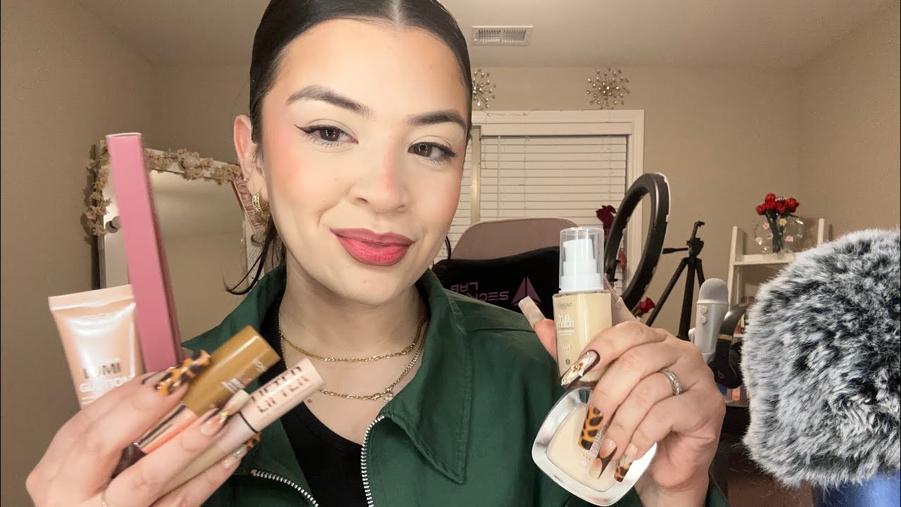 ASMR testing new makeup products ❤️