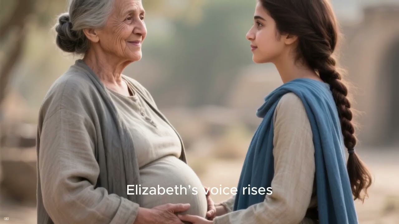 Mary Visits Elizabeth — A Meeting Filled With the Holy Spirit.