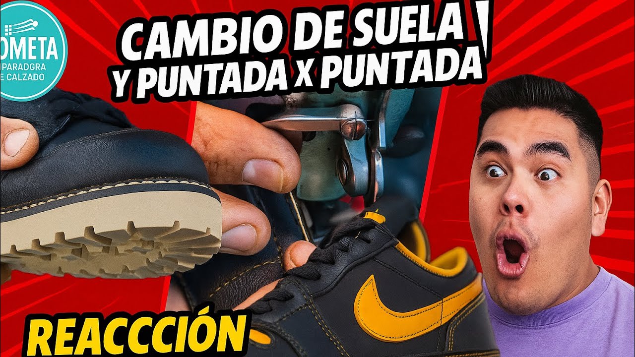 👟🪡👌NIKE CUSTOMIZADOS CON UNA SUELA NUEVA MIRA LA REACCIÓN DEL CLIENTE 😱