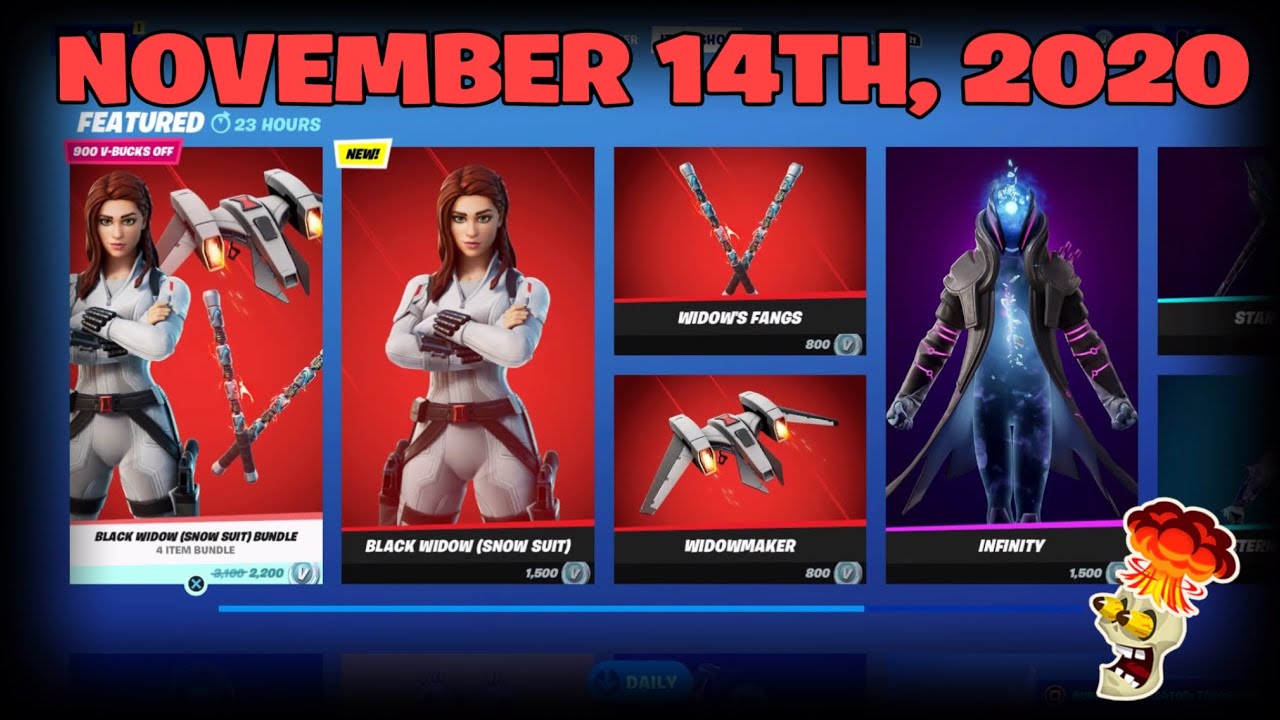 ISR #64 - BLACK WIDOW (SNOW SUIT) AND HER SET ARE FINALLY HERE - November 14th, 2020 - (Fortnite BR)