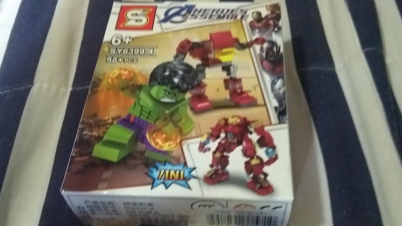 Unboxing: Lego (alternativo) Heroes assemble do Hulk minifigure