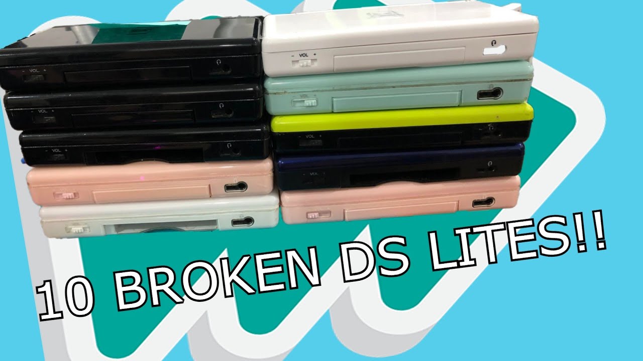 I Got 10 broken DS lites, Lets FIX THEM!