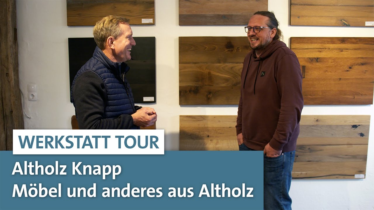 Es ist Herzblut und nicht nur Geld verdienen | Werkstatt Tour | LIGNA.TV #roomtour #handwerk #holz