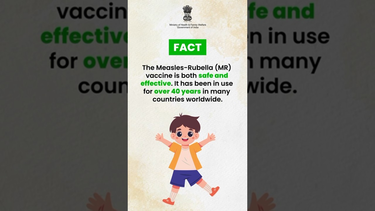 #HealthForAll The Measles-Rubella vaccine is safe&mdash;only mild side effects. Protect your child today!
