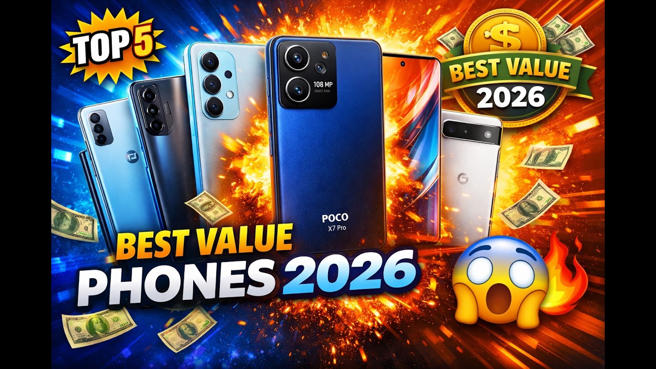 THE 5 BEST CELL PHONES UNDER $500 IN 2026 (BETTER THAN $1000 CELL PHONES!)