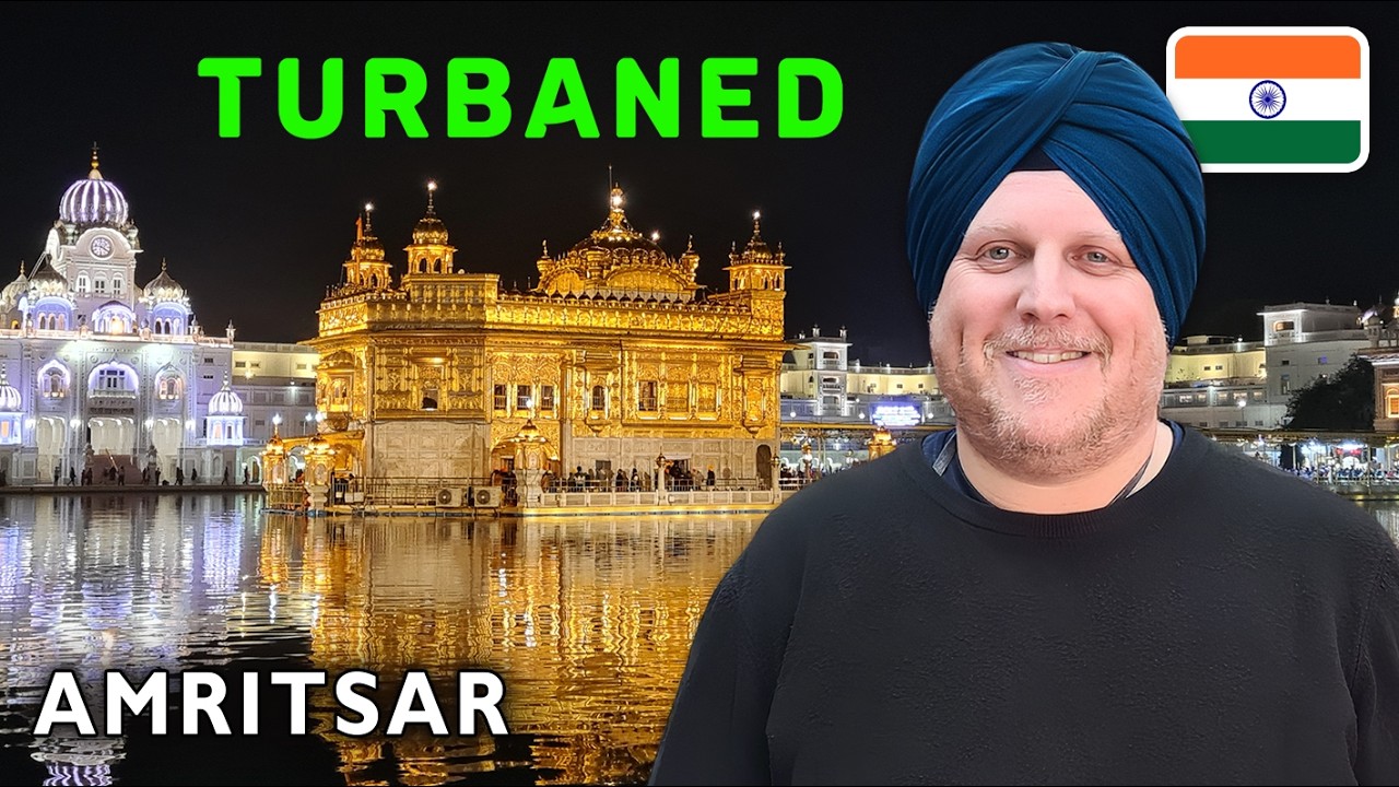 Sikh for a Day: First Time Wearing a TURBAN in Amritsar 🇮🇳