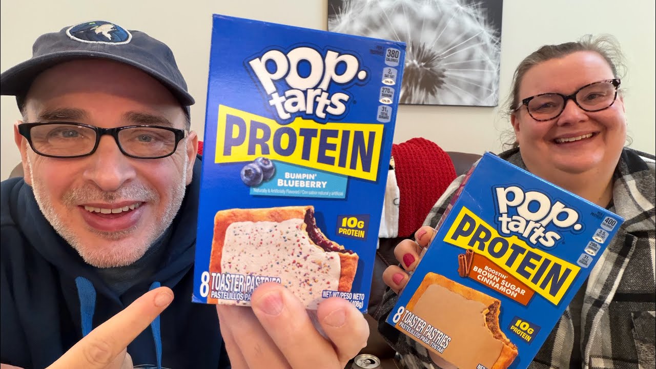 Pop-Tarts PROTEIN Bumpin' Blueberry + Boostin' Brown Sugar Cinnamon Review- Just As Good?!
