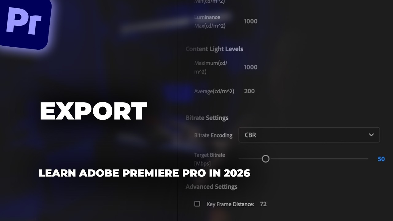 Экспорт и завершение — Изучение Adobe Premiere Pro в 2026 году — Эпизод 13