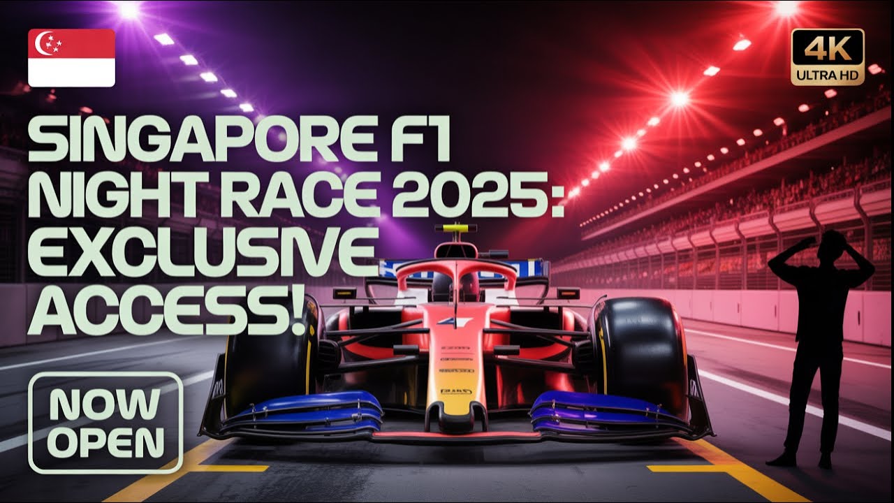 Inside Singapore F1 NIGHT RACE 2025 - All-Access Behind-the-Scenes FULL Tour [4K]