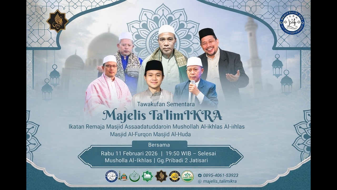 LIVE: Pengajian Majelis Ta'lim IKRA ( Ikatan Remaja ) Mesjid: Lokasi Musholla Al-Ikhlas -11/02/2026