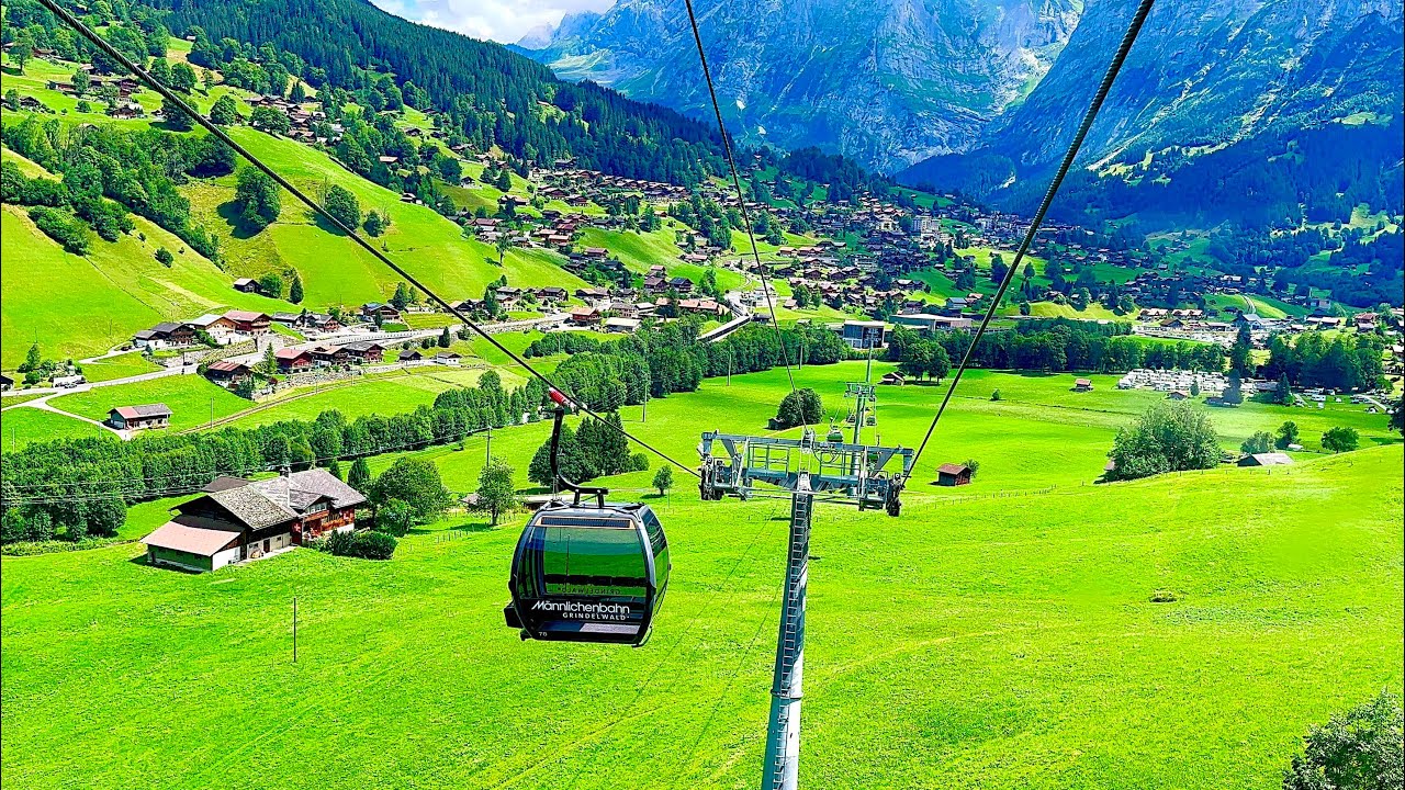 Männlichen GRINDELWALD🇨🇭 World’s Most Beautiful Cable Car Ride _ Mountain In Switzerland