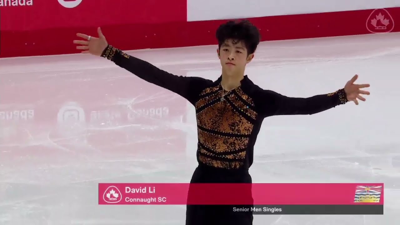 David Li FS 2026 Canadian National Skating Championships