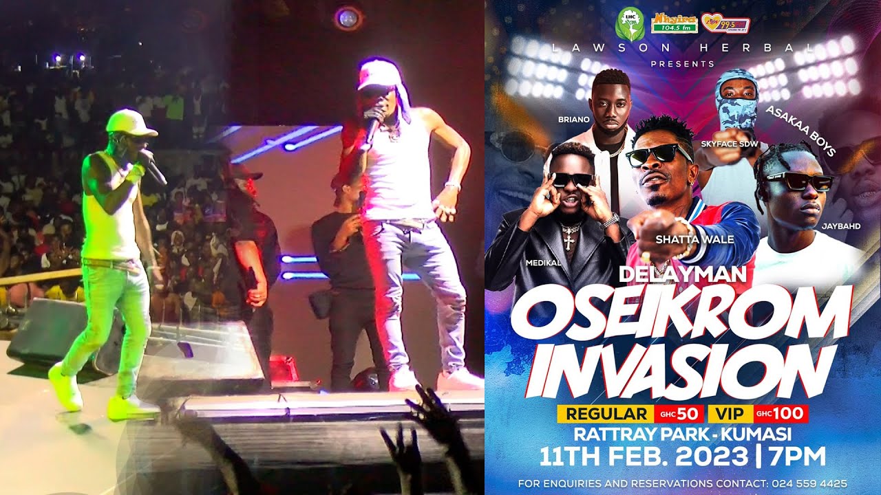 [FULL VIDEO] Shatta Wale Electrifying Performance At the “Oseikrom Invasion Concert!